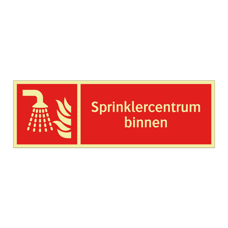 Sprinklercentrum binnen