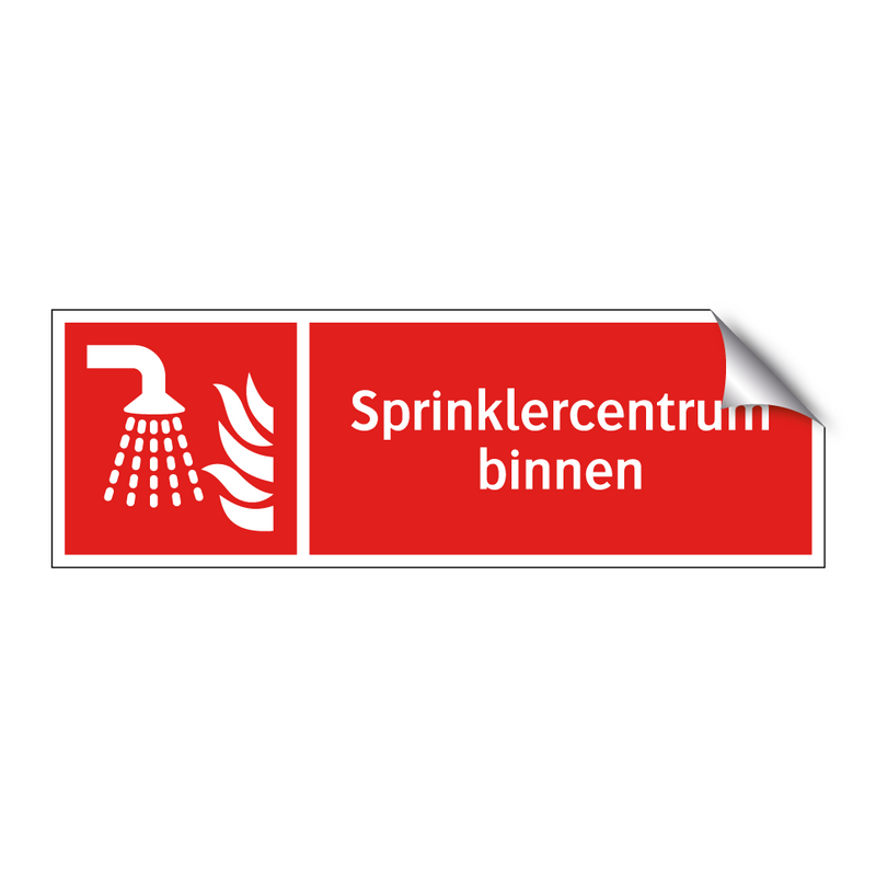 Sprinklercentrum binnen