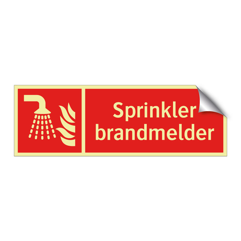 Sprinkler brandmelder