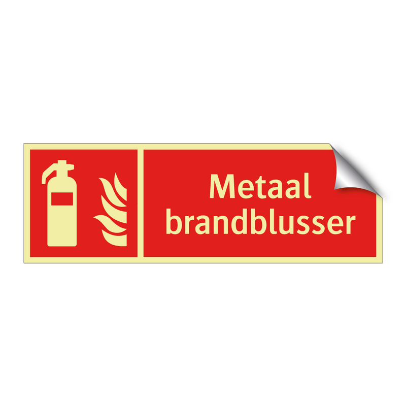 Metaal brandblusser