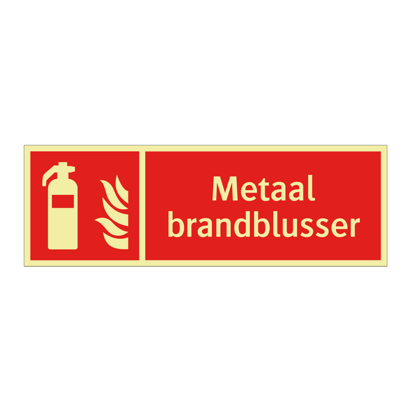 Metaal brandblusser