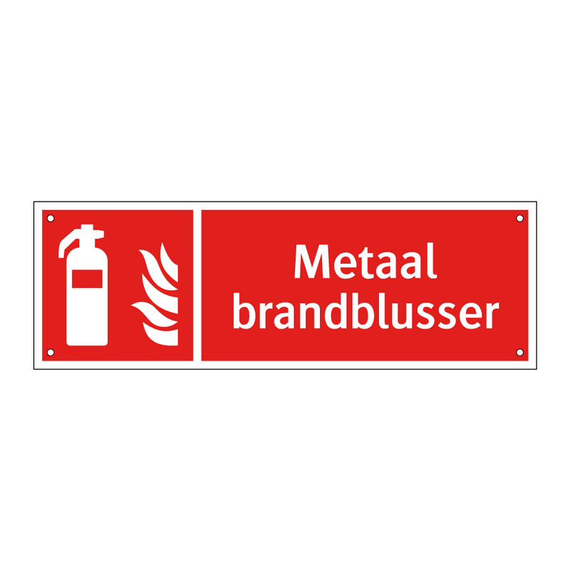 Metaal brandblusser