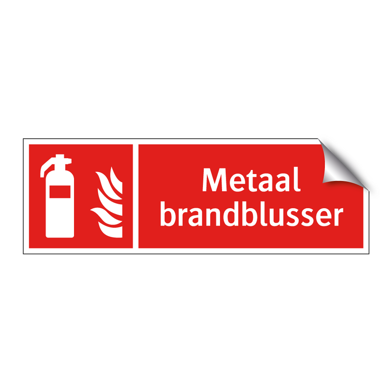 Metaal brandblusser