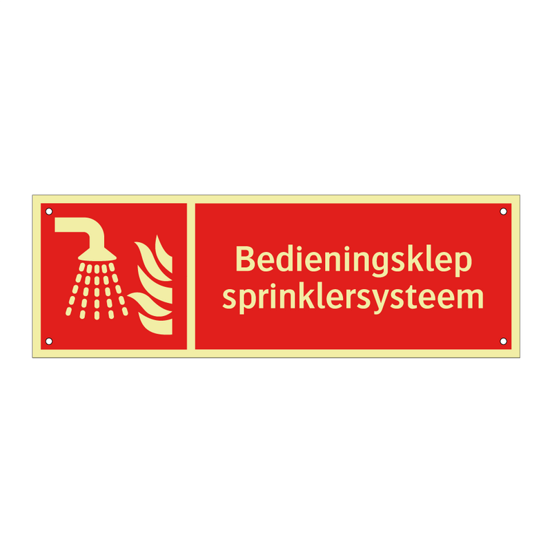 Bedieningsklep sprinklersysteem