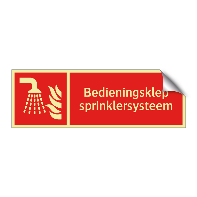 Bedieningsklep sprinklersysteem