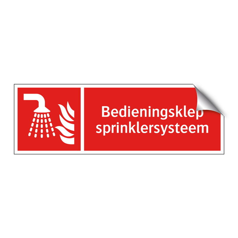 Bedieningsklep sprinklersysteem