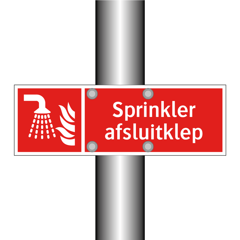 Sprinkler afsluitklep