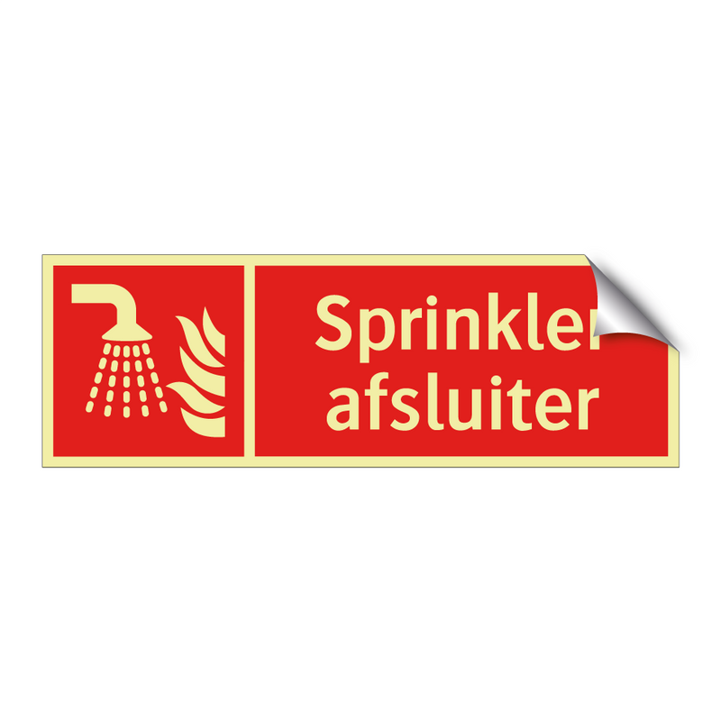 Sprinkler afsluiter