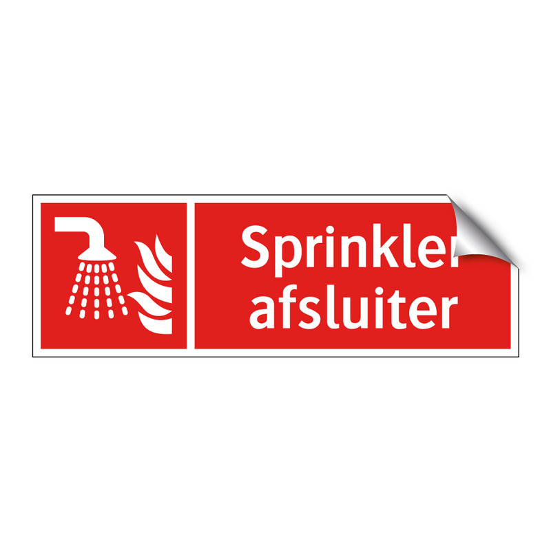 Sprinkler afsluiter