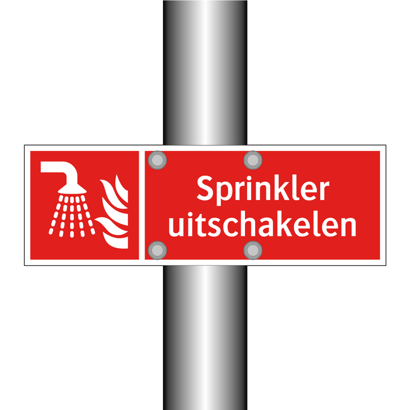 Sprinkler uitschakelen