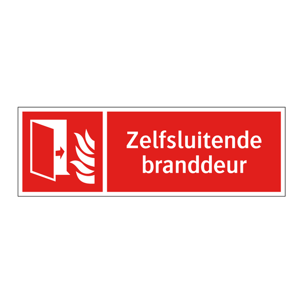 Zelfsluitende branddeur