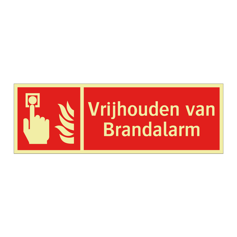 Vrijhouden van Brandalarm