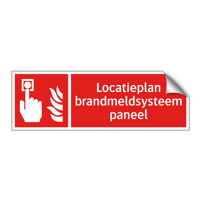 Locatieplan brandmeldsysteem paneel