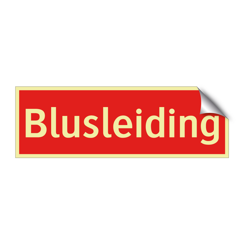 Blusleiding