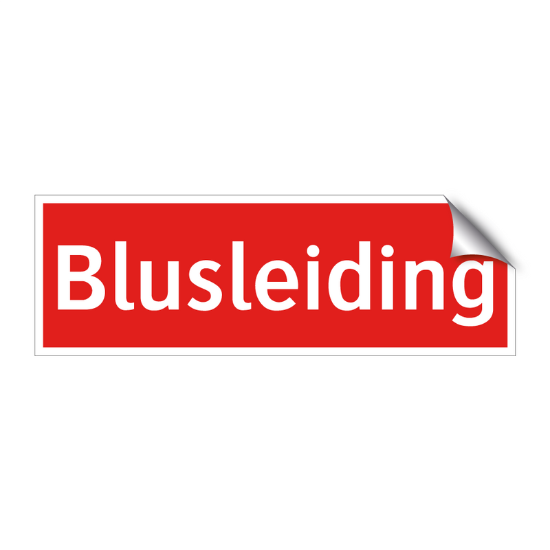 Blusleiding