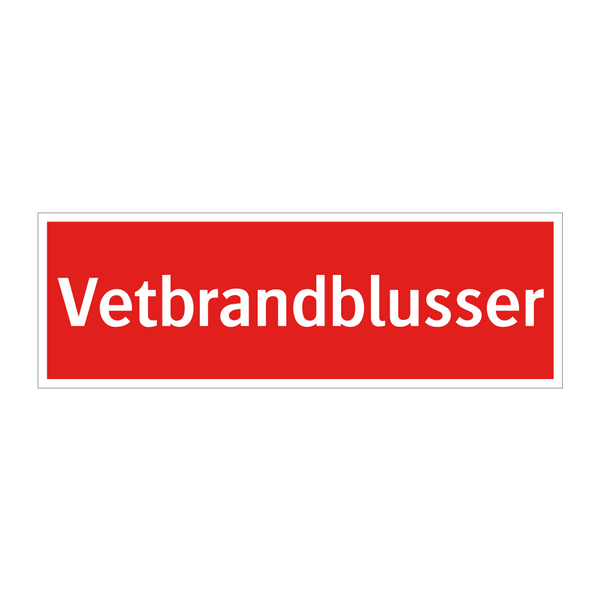 Vetbrandblusser