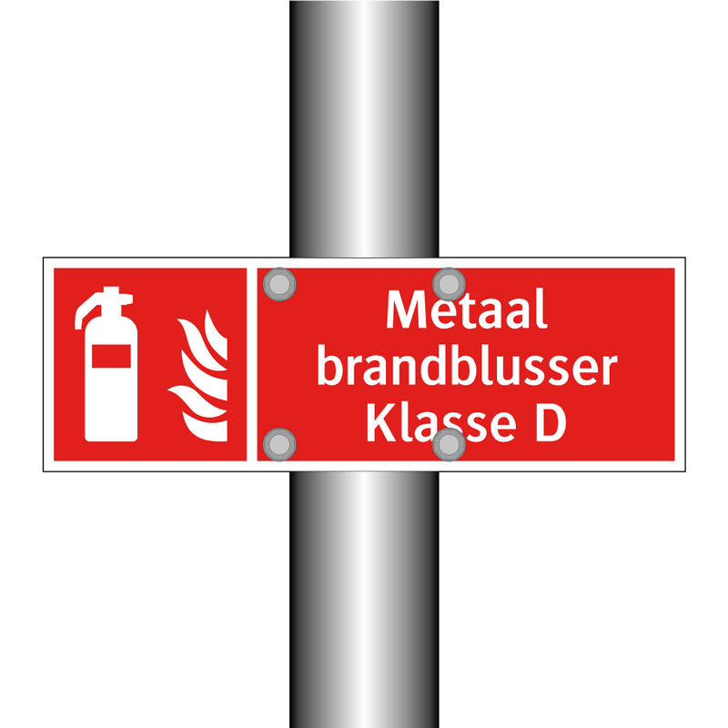 Metaal brandblusser Klasse D