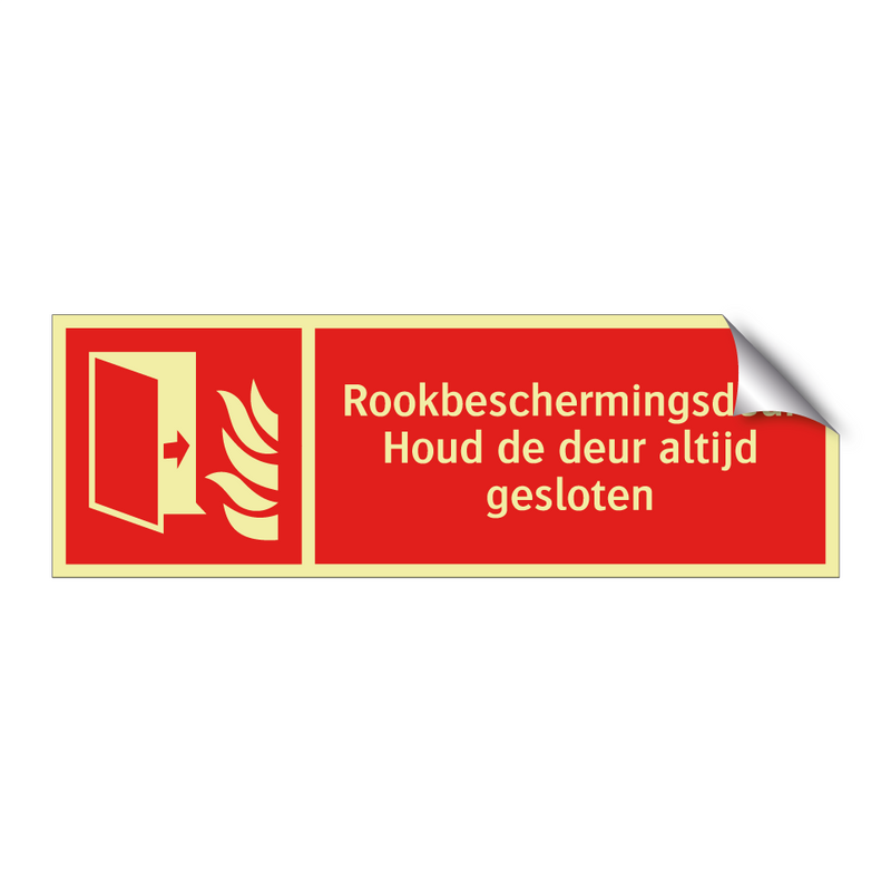 Rookbeschermingsdeur Houd de deur altijd gesloten