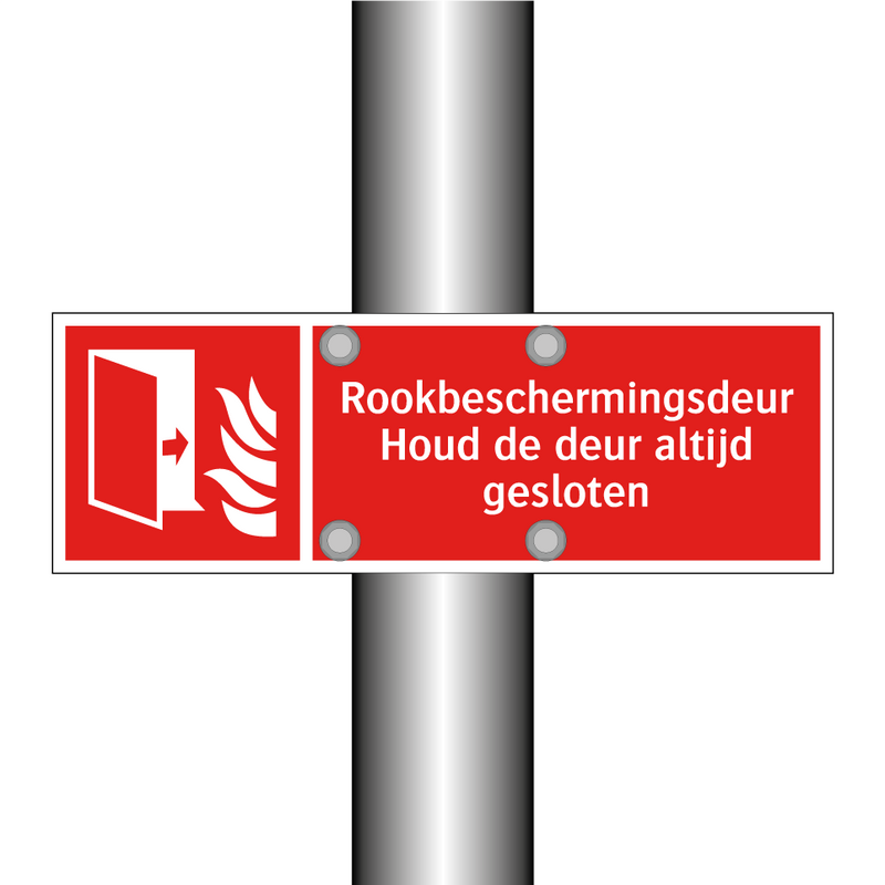 Rookbeschermingsdeur Houd de deur altijd gesloten