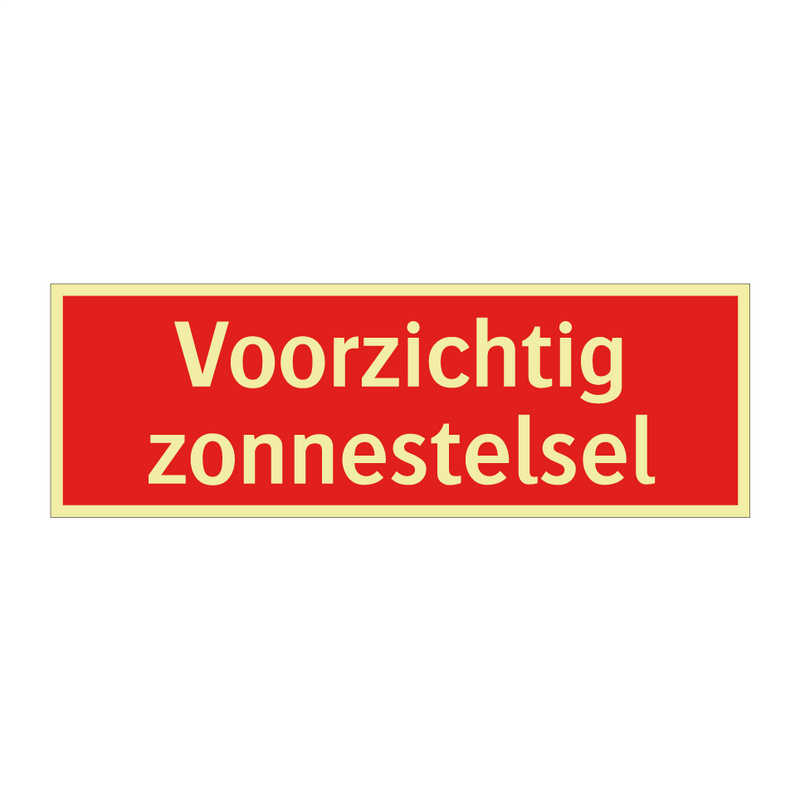 Voorzichtig zonnestelsel