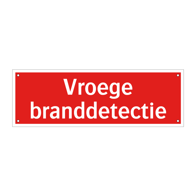 Vroege branddetectie