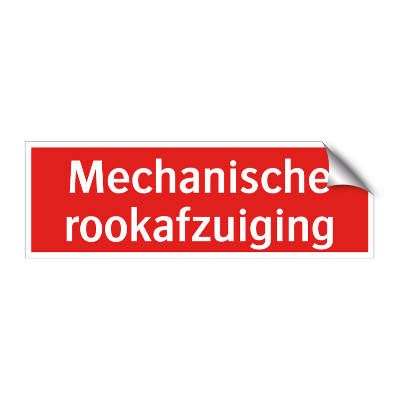 Mechanische rookafzuiging