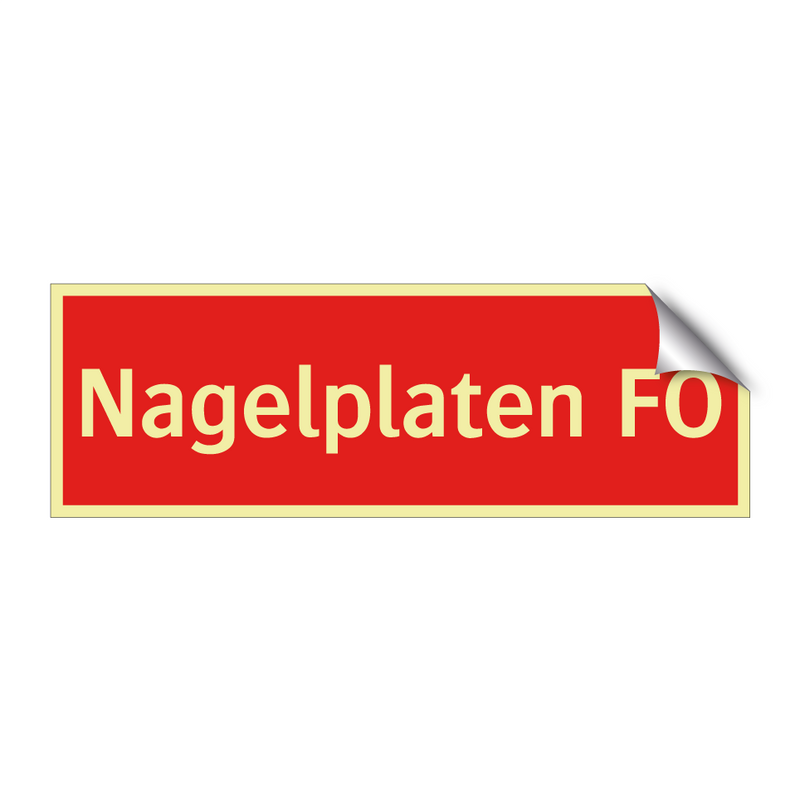 Nagelplaten FO