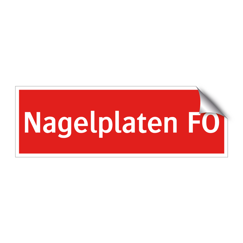 Nagelplaten FO