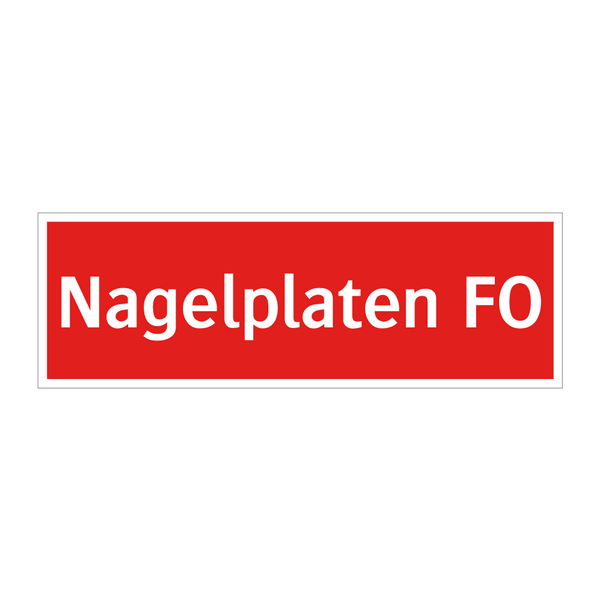 Nagelplaten FO