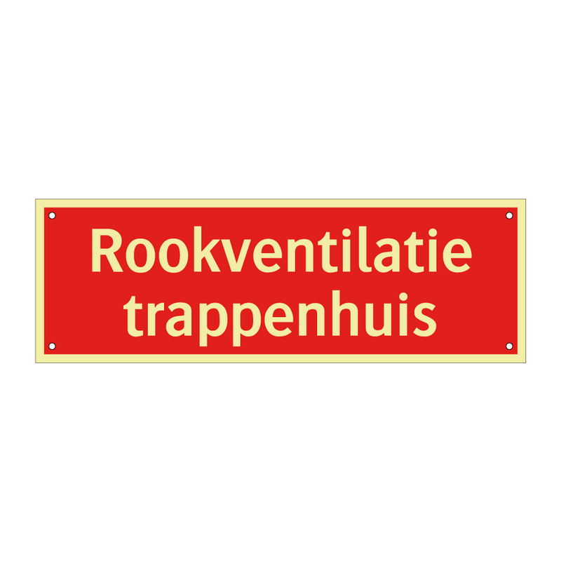 Rookventilatie trappenhuis