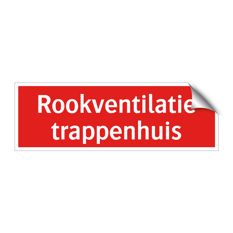 Rookventilatie trappenhuis