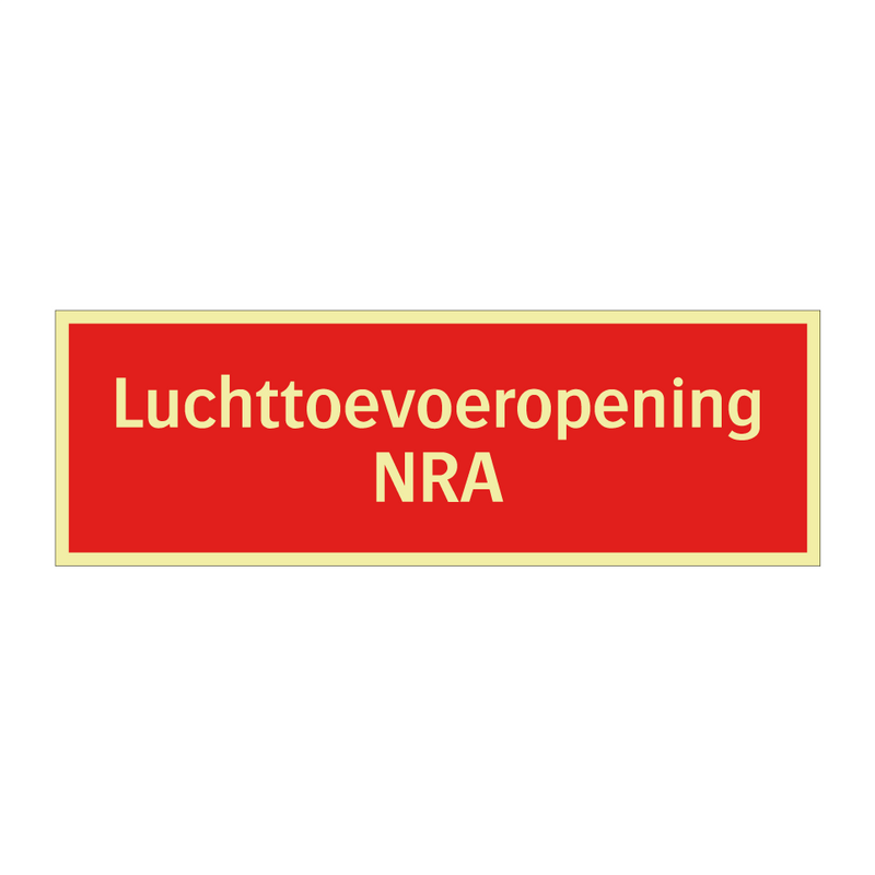 Luchttoevoeropening NRA