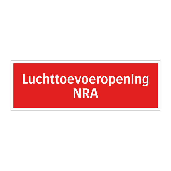 Luchttoevoeropening NRA