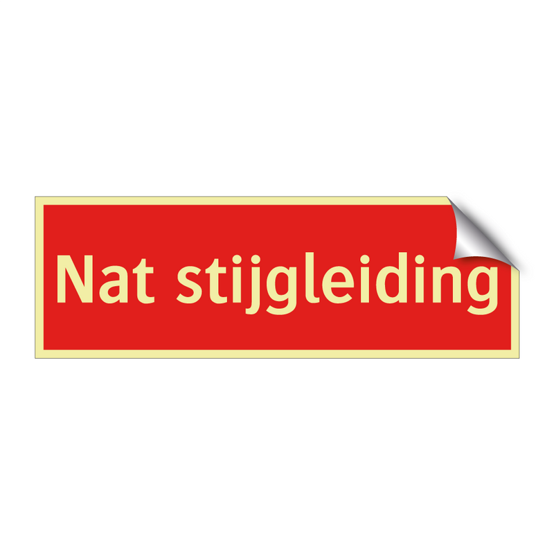 Nat stijgleiding