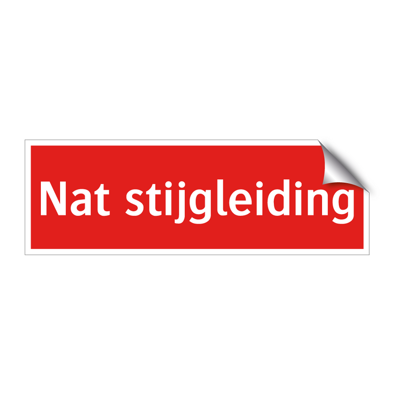 Nat stijgleiding