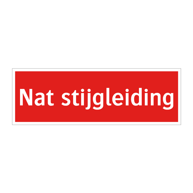 Nat stijgleiding