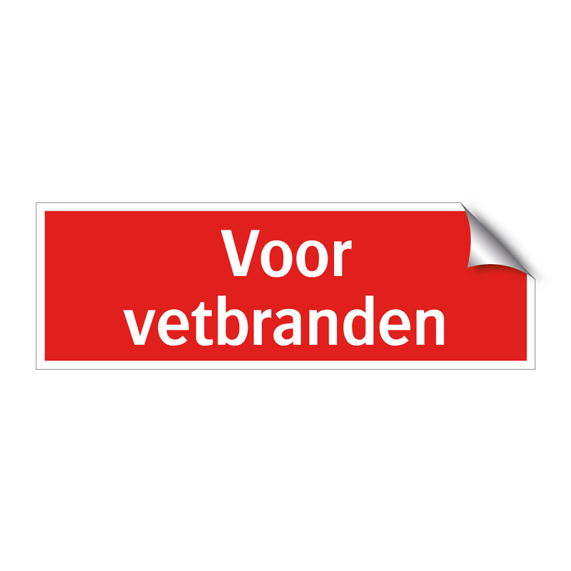 Voor vetbranden