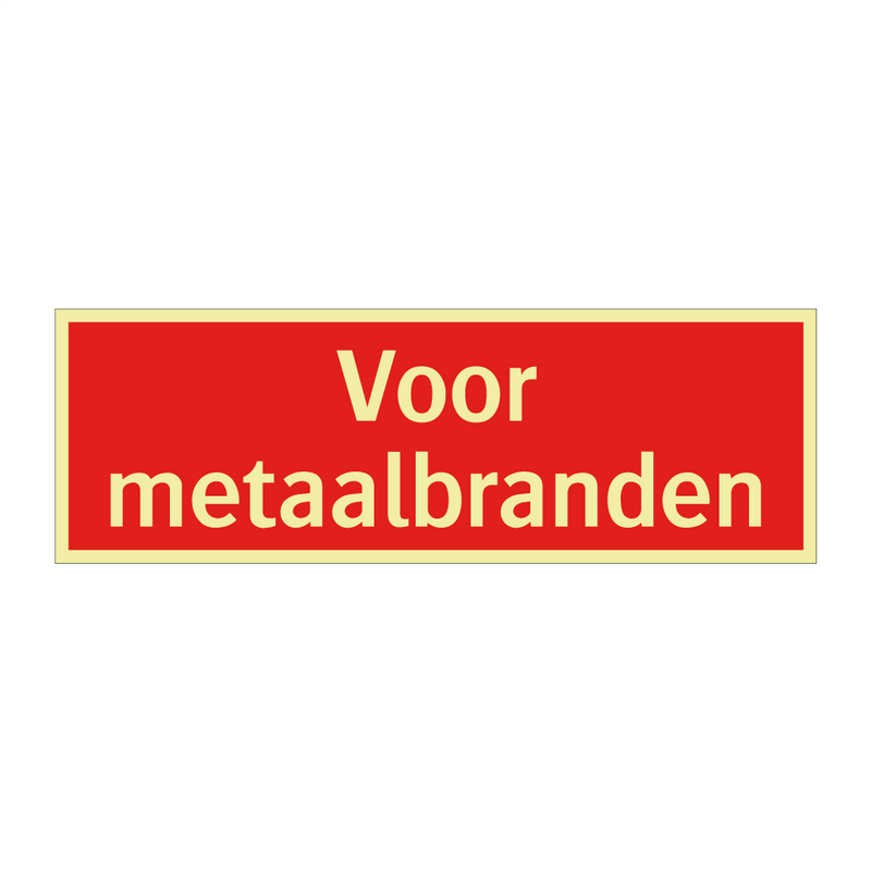 Voor metaalbranden