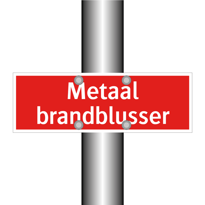 Metaal brandblusser