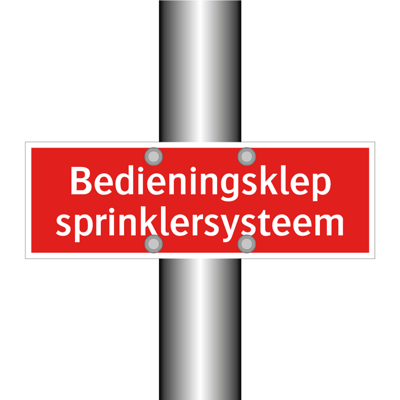 Bedieningsklep sprinklersysteem