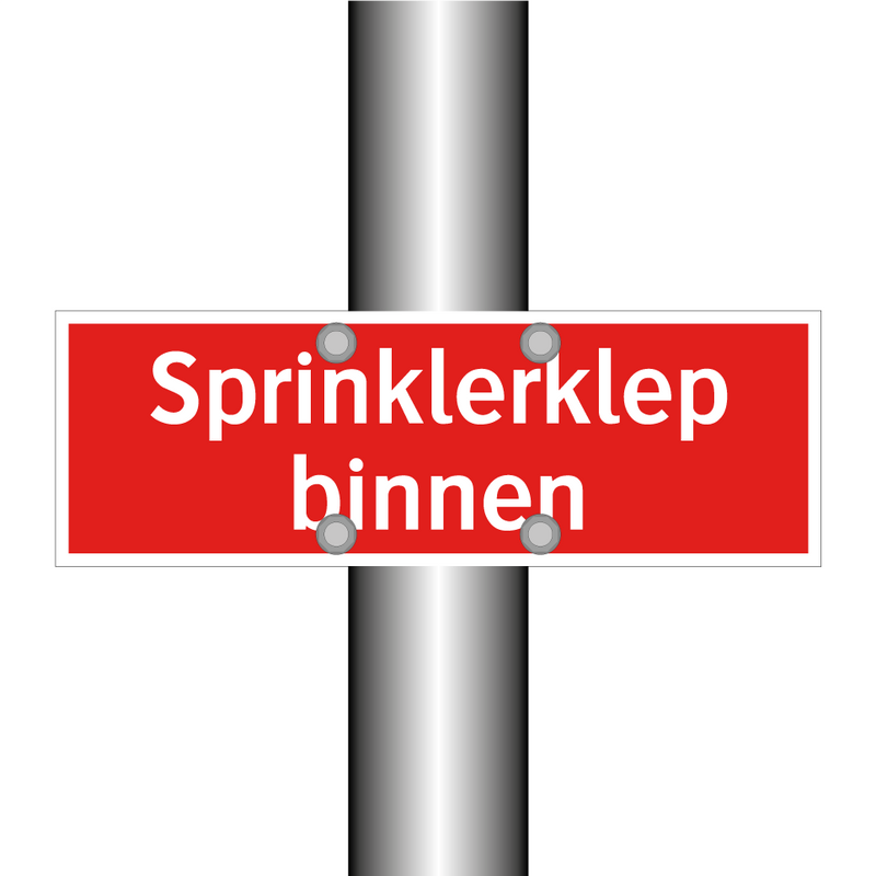 Sprinklerklep binnen