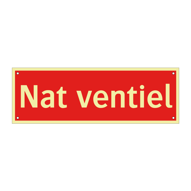 Nat ventiel