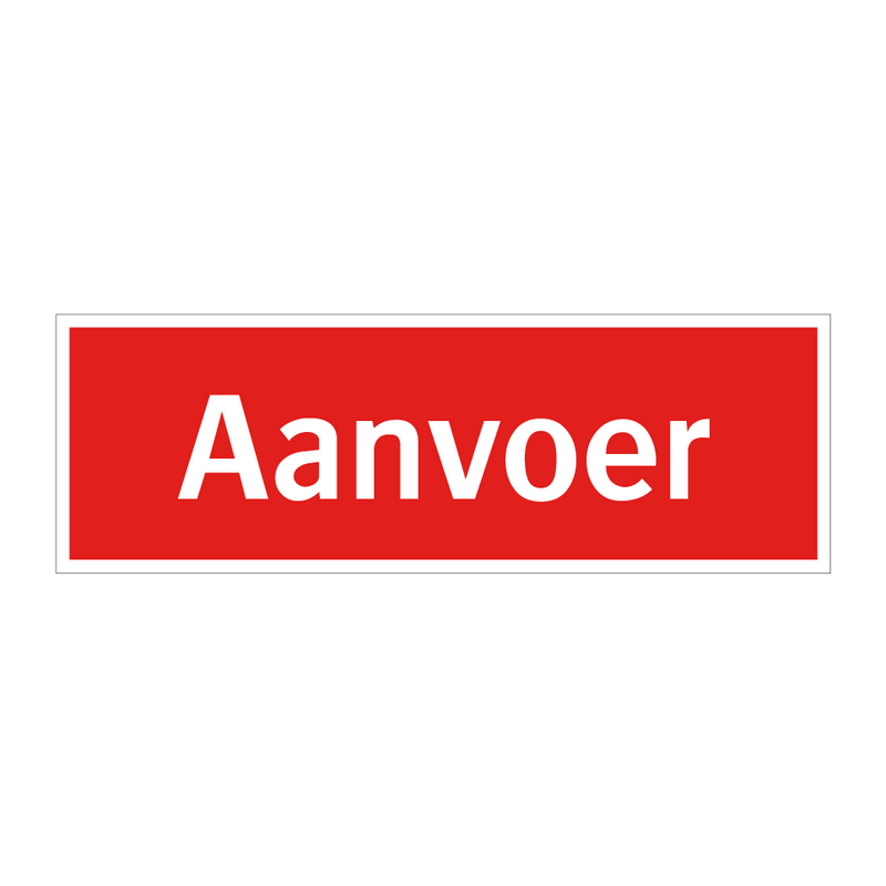 Aanvoer