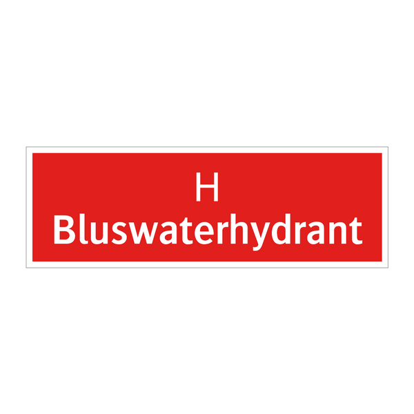 Н Bluswaterhydrant