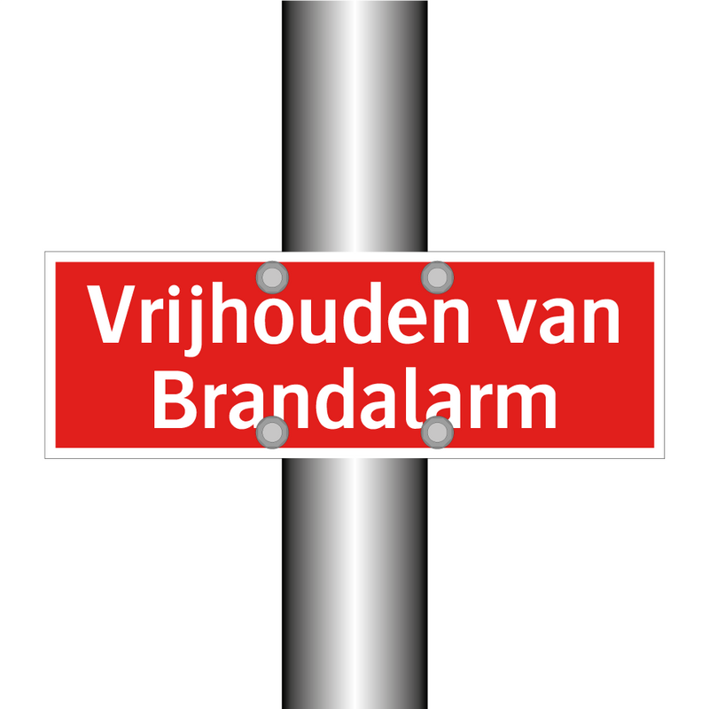 Vrijhouden van Brandalarm