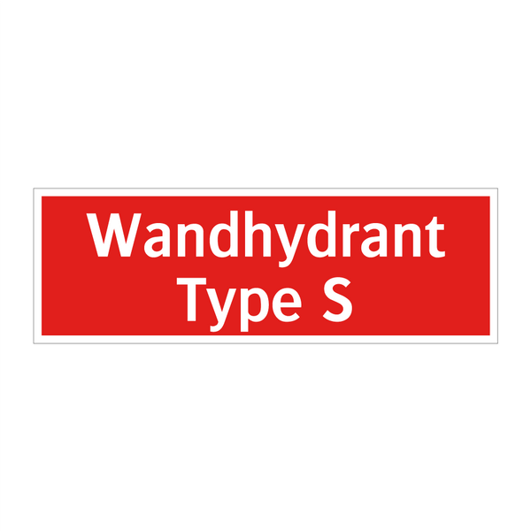 Wandhydrant Type S