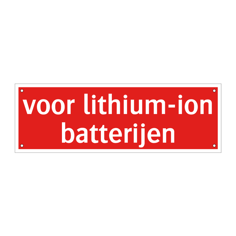 voor lithium-ion batterijen