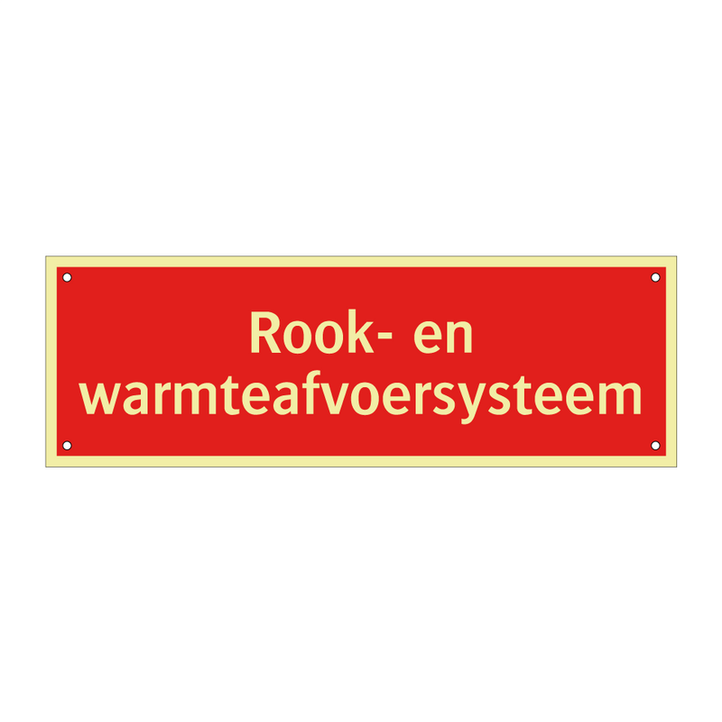 Rook- en warmteafvoersysteem