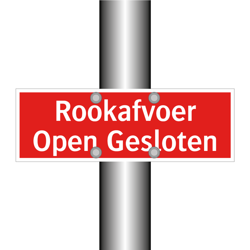 Rookafvoer Open Gesloten