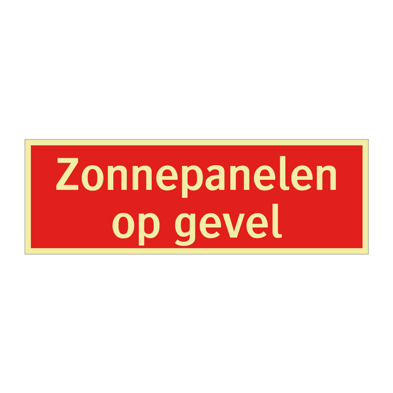 Zonnepanelen op gevel